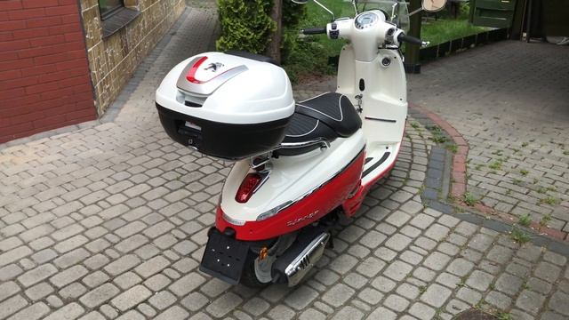 Peugeot Django 125 evasion red white смотреть онлайн