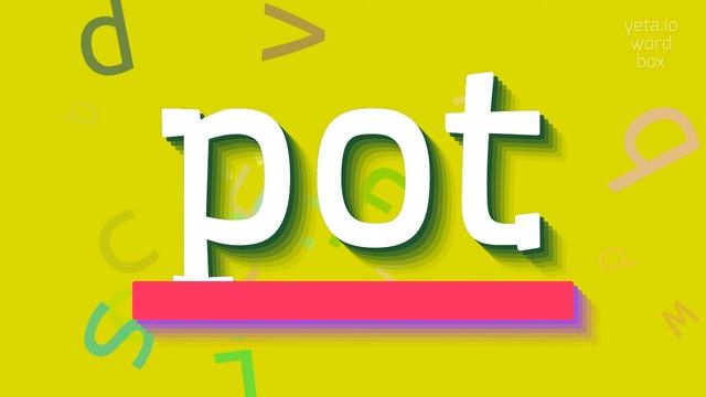 HOW TO SAY POT? #pot смотреть онлайн