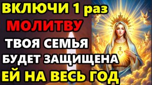 ВКЛЮЧИ МОЛИТВУ! ТВОЯ СЕМЬЯ БУДЕТ ЗАЩИЩЕНА НА ВЕСЬ ГОД! Молитва Богородице. Православие
