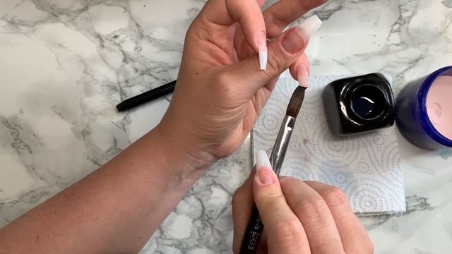 How I do my acrylic application | doing my right hand (dominant hand ) смотреть онлайн