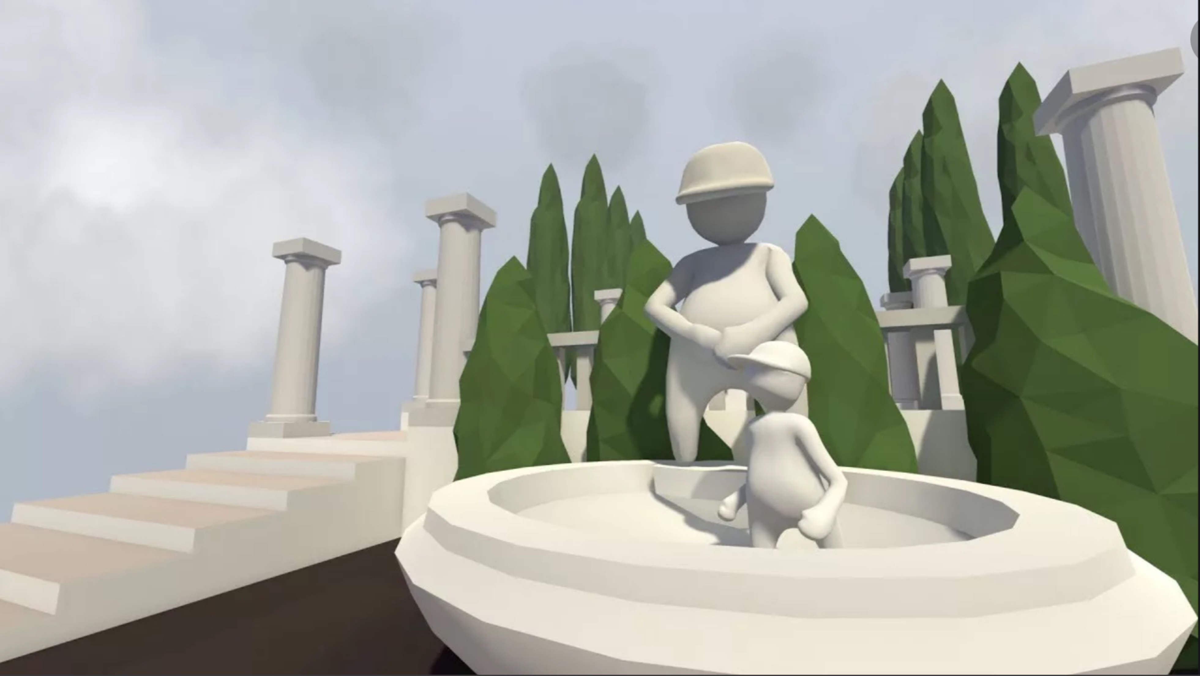 Играю в Human Fall Flat
