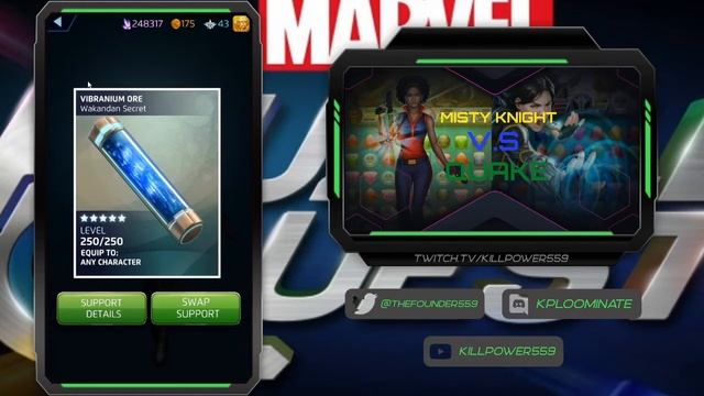 MPQ: CRASH OF THE TITANS #107 MISTY KNIGHT V.S QUAKE смотреть онлайн