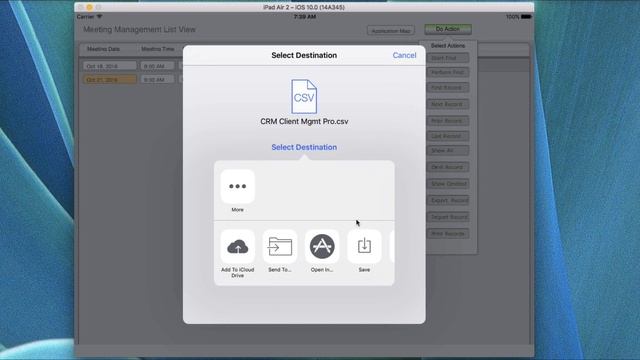CRM Client Mgmt Pro - IOS Usage смотреть онлайн