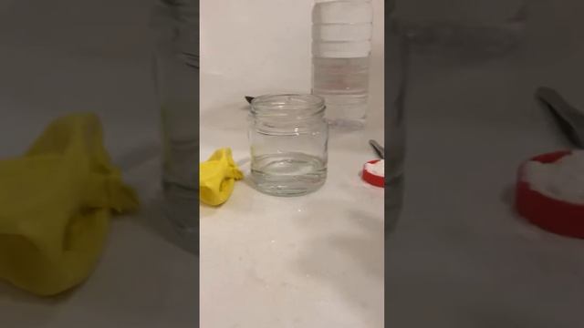 Вулкан из соды и уксуса