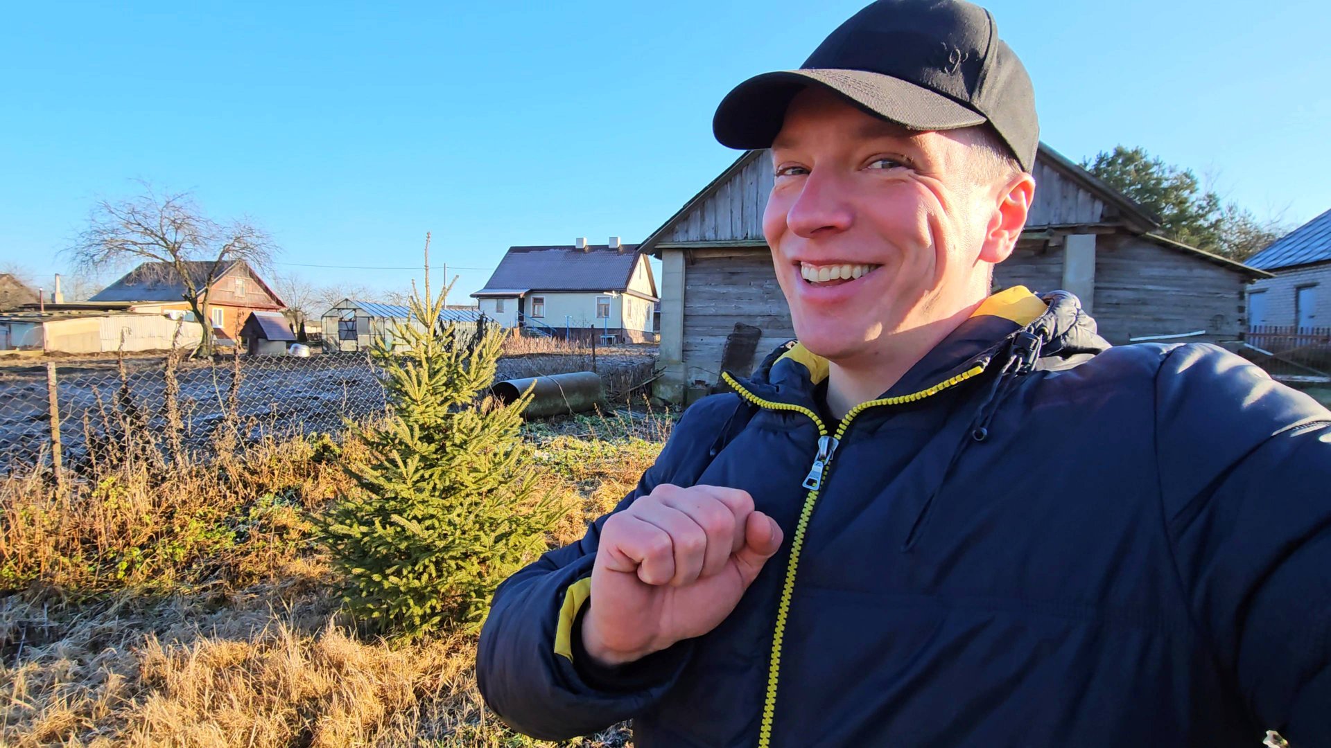 Белорусская деревня и город Гродно на Новый год и Рождество смотреть онлайн