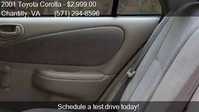 2001 Toyota Corolla CE 4dr Sedan for sale in Chantilly, VA 2 смотреть онлайн