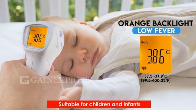 THE-294 Digital 2-in-1 Body Surface Thermometer Forehead Human Temperature 0.5 Sec Quick Respond смотреть онлайн