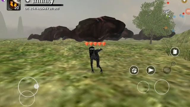 Jogando Dinos Online Com Compsognathus, ficando lvl 20, Pontos Infinity смотреть онлайн