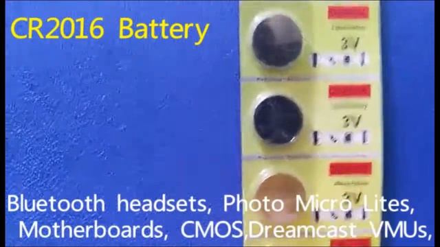 Fortune CR2016 3 Volt Lithium Coin Battery смотреть онлайн