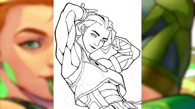 Skye - Valorant fanart | Timelapse смотреть онлайн