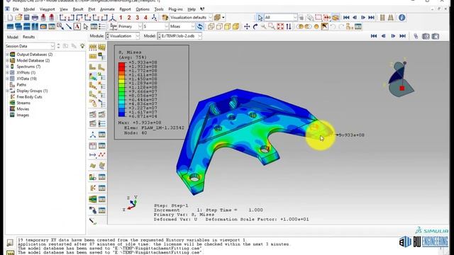 #ABAQUS_Tutorial | Contour integral calculation in 3D Cracked Part | 22N7 смотреть онлайн
