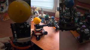 Лего Солнечная система и орбита земли#lego #tehnik #video#space