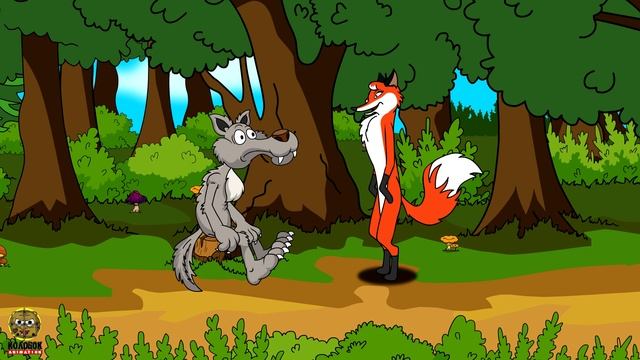 Анекдот про зверей, Как Волк Зайца доставал. Мультанекдоты смотреть онлайн