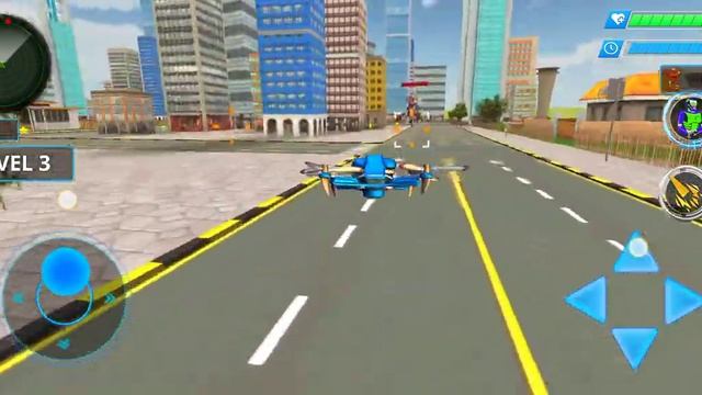 Flying Bus Robot Car - Hammer Robot Transform Game Game Inferno Gameplay #2 смотреть онлайн