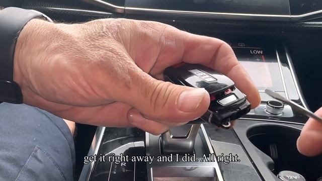 Audi SQ8 Remote Key Fob Battery Replacement