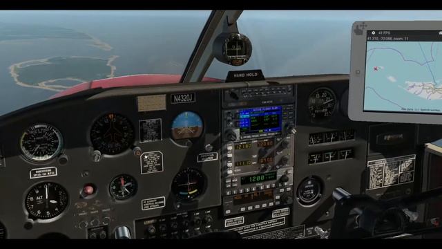 Piper PA28-140 Cherokee flight from KMVY to KACK || XPlane11 смотреть онлайн