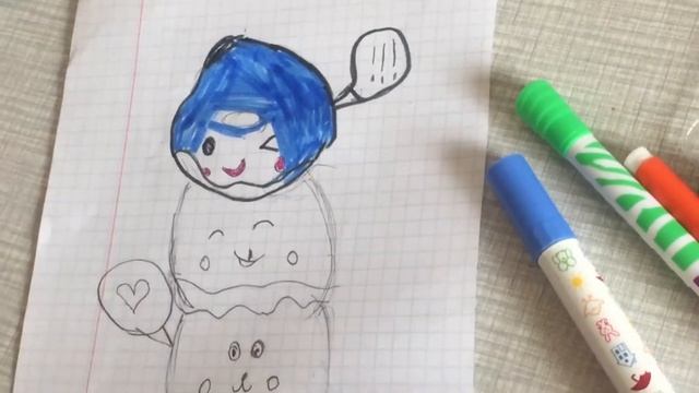 Урок рисования номер 2 - рисую кексы к чаю ☕️ смотреть онлайн