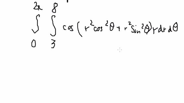 Calculus Help: Double Integrals: ∬ cos(x^2 + y^2 ) dA - Polar Coordinates - Solved!!! смотреть онлайн