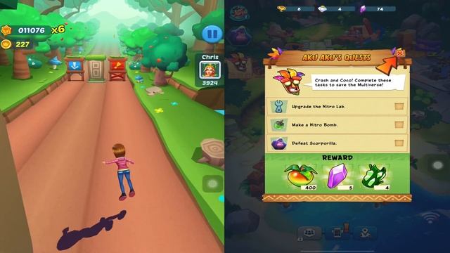 Subway Princess Runner & Crash Bandicoot : On The Run - WHICH GAME IS BEST??Android/iOS Gameplay H смотреть онлайн