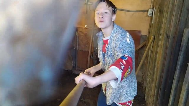 дачная жизнь во всех красках | пожарили БЛИНЫ НА КОСТРЕ| РАЗБИЛИ ОКНО смотреть онлайн