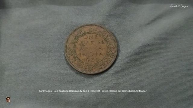 One Quarter Anna 1938 | King George VI | British India Coin | British Raj | Calcutta | World War I смотреть онлайн