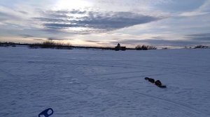 Мотобуксировщик против караката, такого не ожидал никто