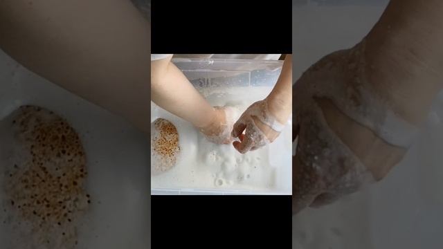 ASMR Sponge Squeezing🤤.Mixing Pinalen With Laundry Detergent Powder🧺 HUGE Fail #spongeasmr #squeeze