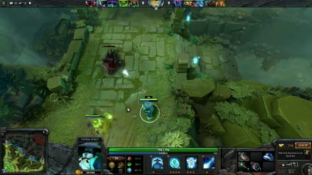 Dota 2- Mikelorus plays a 10/10 A+ perfect Storm Spirit смотреть онлайн