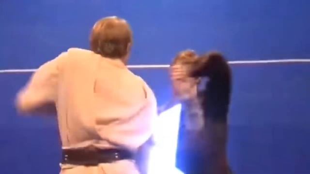 Star Wars Test Footage: Anakin vs Obi-Wan (with sound effects) смотреть онлайн