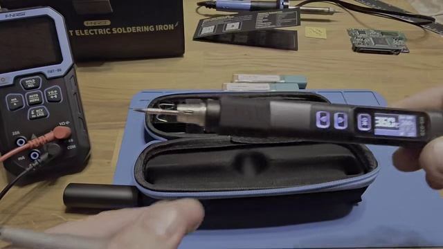 Обзор паяльника Fnirsi HS-02B смотреть онлайн