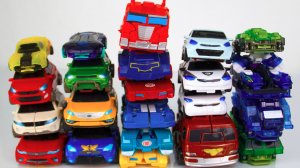 Сборник мультиков - Трансформеры строят башни из Роботов. Видео с игрушками для детей.