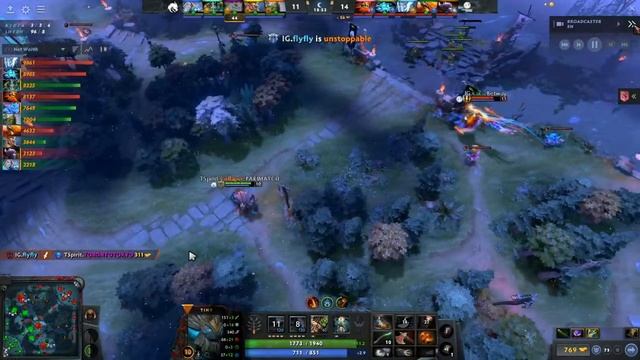DotA 2 - The International 10 - Upper Bracket Quarterfinal - Invictus Gaming vs Team Spirit Game 3 смотреть онлайн