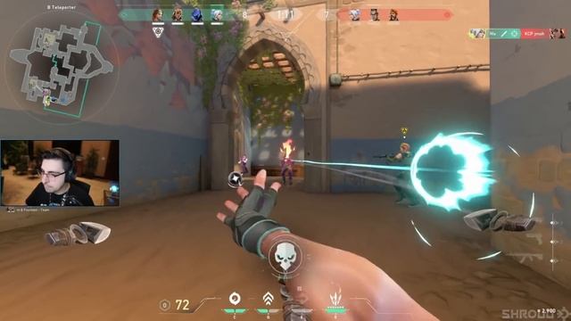 Shroud and C9 DOMINATE Valorant ranked. смотреть онлайн
