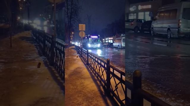 ФИОЛЕТОВОЕ ТАБЛО!!!!??!!  У358ОС НА 4 !?!?  с приветливым водителем#лиаз #автобус