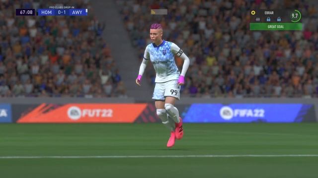FIFA 22 Ebrar Karakurt Pro clubs first goal смотреть онлайн