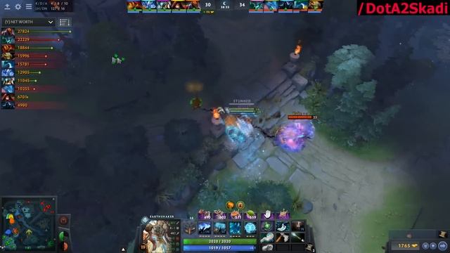 TNC KuKu - [Earthshaker] SuperStar OFFLANE Arcana Set Feat Gabbi Combo Dota 2 7.22 gameplay смотреть онлайн