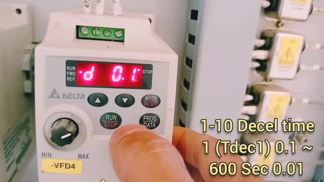 Delta VFD-L Drive Basic parameters смотреть онлайн