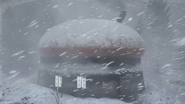 СНЕЖНАЯ буря в хижине в Лапландии. Сильная вьюга. Сильный ветер и метель со снегом смотреть онлайн