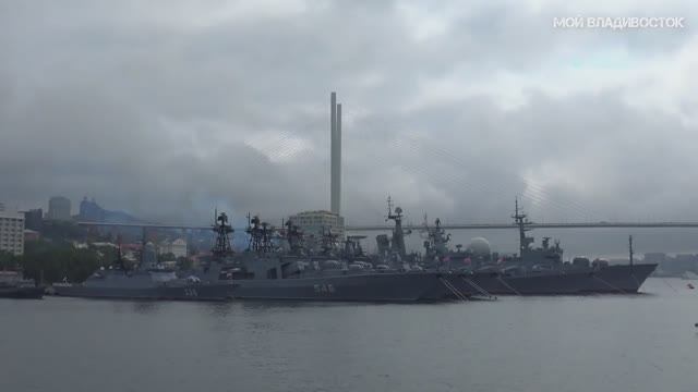 Владивосток от Морского вокзала до Центральной площади (4 августа 2021).