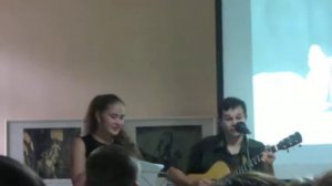 И.Дунаевский - Спи,мой мальчик дуэт вокал/гитара Ольга Бочкарева/Антон Савин