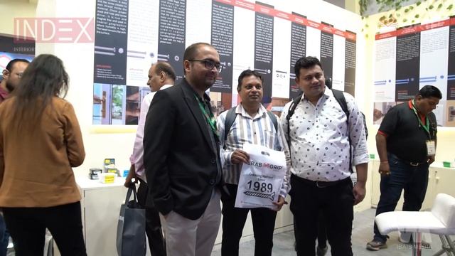 CRAB GRIP team at INDEX EXHIBITION 2022, Jio World Convention center MUMBAI смотреть онлайн