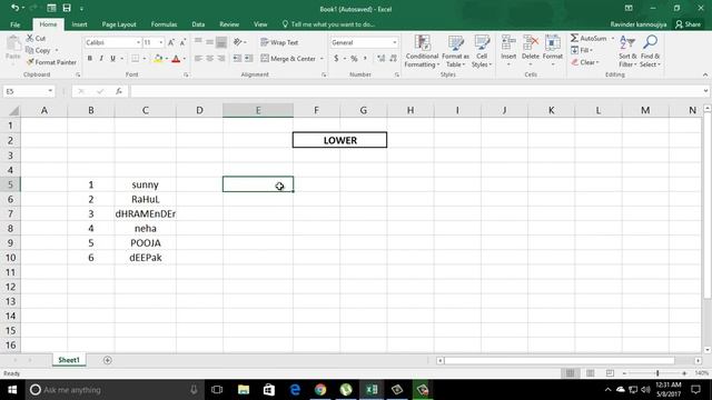 15* How to use LOWER formula in Excel {Hindi} смотреть онлайн