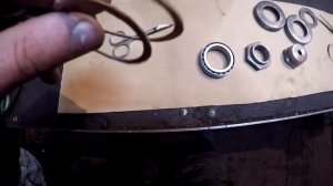 УСТАНОВКА КОНИЧЕСКИХ ПОДШИПНИКОВ В РУЛЕВУЮ КОЛОНКУ ДНЕПРА #1