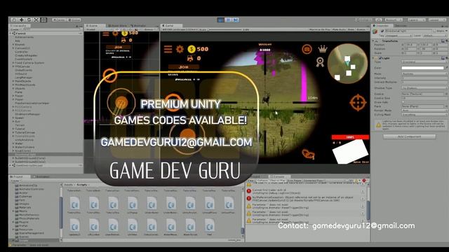 Get the Hunting Simulator 4x4 Source Code! Unity Project in Few Bucks| #unity3d #gamereskinning смотреть онлайн