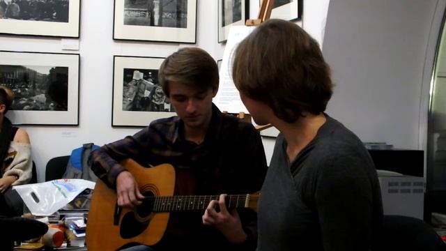 Без билета #3. Квартирник в Арт-просторе -13- Саша Маслак и Діма Сырник смотреть онлайн