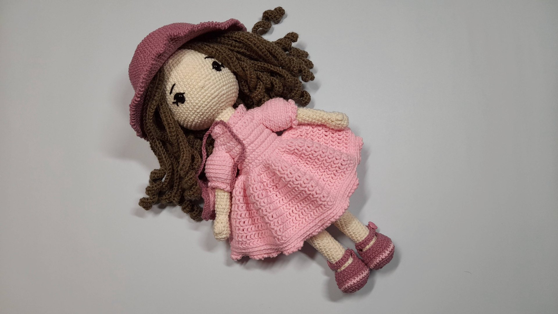 Ну что за милашка😍 Кукла Эмма часть 1 игрушка амигуруми (вязаная кукла крючком)