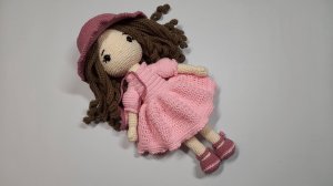 Ну что за милашка😍 Кукла Эмма часть 1 игрушка амигуруми (вязаная кукла крючком)