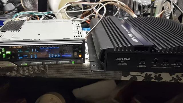 Alpine 3553 amp test quality sound смотреть онлайн