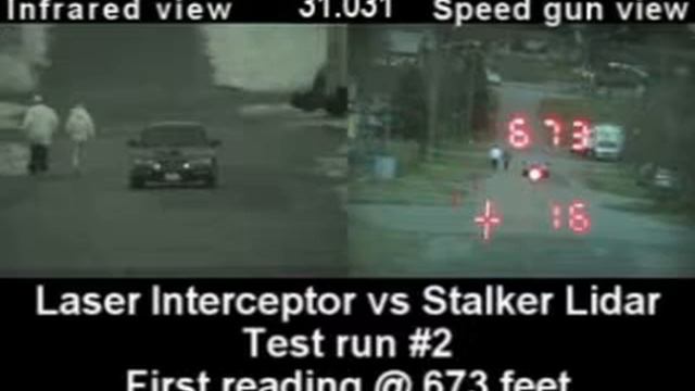 Laser Interceptor Stalker LIDAR test run 8 смотреть онлайн