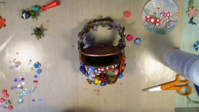(Mixed Media Tutorial) Basket Full Of Spring смотреть онлайн